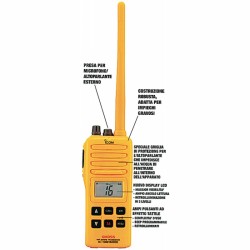 Portable transmitter VHF GMDSS IC-GM1600E