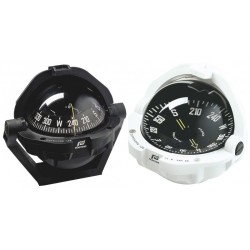 White compass 135 - black conical card flushmount Plastimo;White compass 135 - black conical card flushmount Plastimo;White comp
