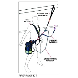 Fire resistant harness FRX