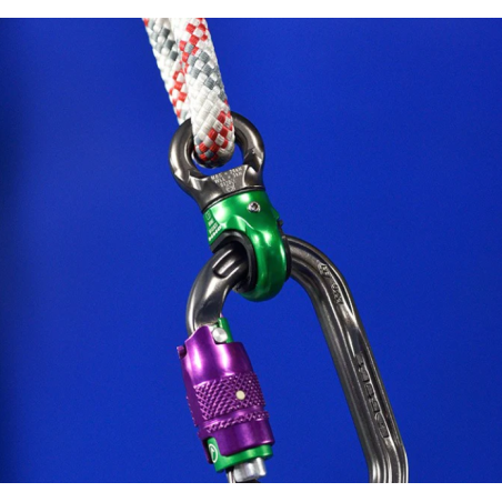 Mini Swivel Silver/Green DMM 02