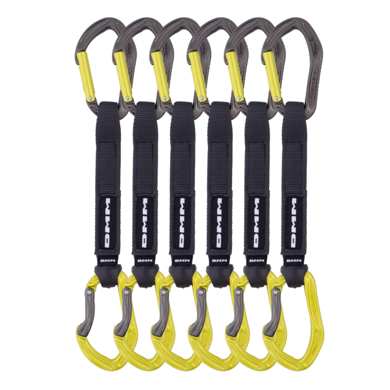 Alpha Sport Quickdraw Lime 18cm 6 Pack DMM