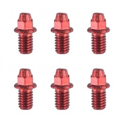 Pin pedals kit 32 pieces red FUNN