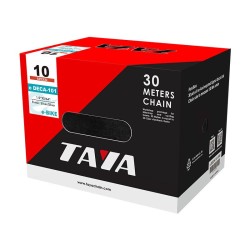 Catena 10V E-Bike Argento Antiruggine Rotolo 30mt (30 Set Falsemaglie) - TAYA