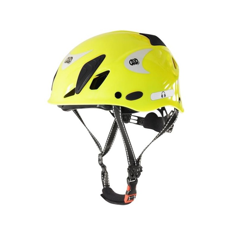 Helmet MOUSE WORK Yellow Fluo Softtouch KONG