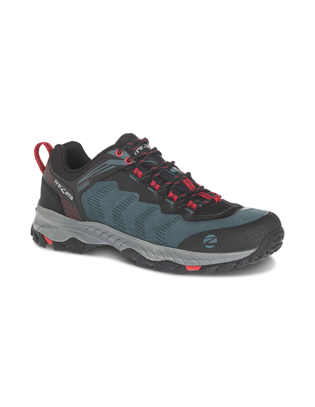 Shoes TREZETA HYPE WP Teal-Red 01