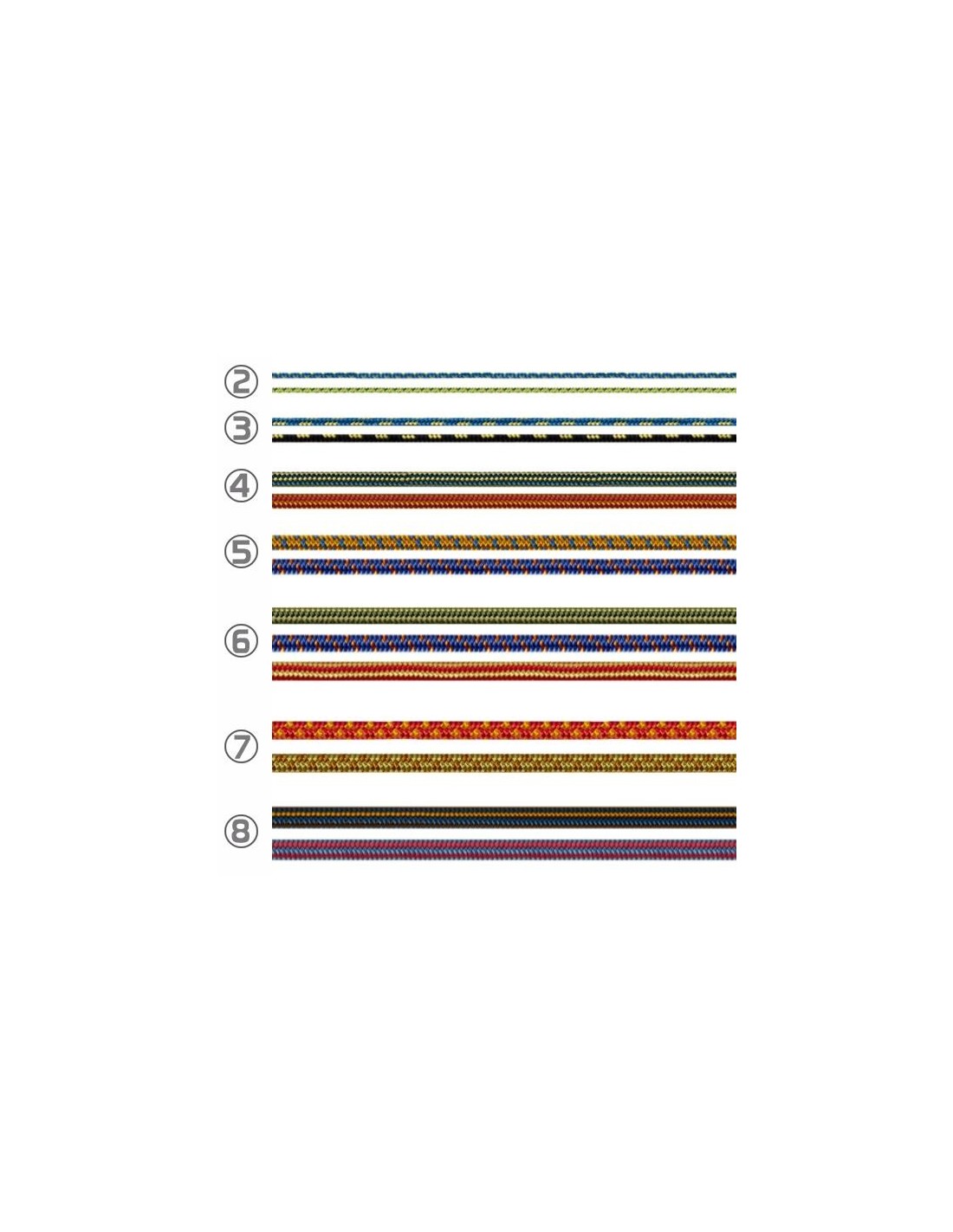 Accessory cords KONG 6 mm - 100 m BLUE KONG - 2