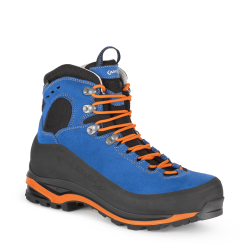 Shoe SUPERALP V-LIGHT GTX Blue-Orange AKU 01;Shoe SUPERALP V-LIGHT GTX Blue-Orange AKU 02;Shoe SUPERALP V-LIGHT GTX Blue-Orange