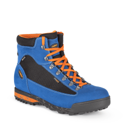 Shoe SLOPE V-LIGHT GTX Blue-Orange AKU 01;Shoe SLOPE V-LIGHT GTX Blue-Orange AKU 02;Shoe SLOPE V-LIGHT GTX Blue-Orange AKU 03;Sh