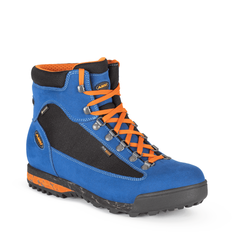 Shoe SLOPE V-LIGHT GTX Blue-Orange AKU 01;Shoe SLOPE V-LIGHT GTX Blue-Orange AKU 02;Shoe SLOPE V-LIGHT GTX Blue-Orange AKU 03;Sh
