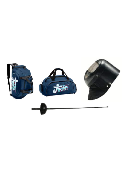 KIT JUNIOR FENCING with Bag - no-sounding epee - Mask