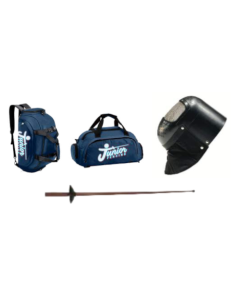 KIT JUNIOR FENCING con Borsa zaino - Fioretto non sonoro - Maschera