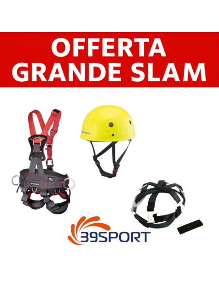 C.A.M.P. PROFESSIONAL KIT – Golden Top Harness, Star Fluo Helmet, Spare Inner Shell included CAMP SAFETY - 1