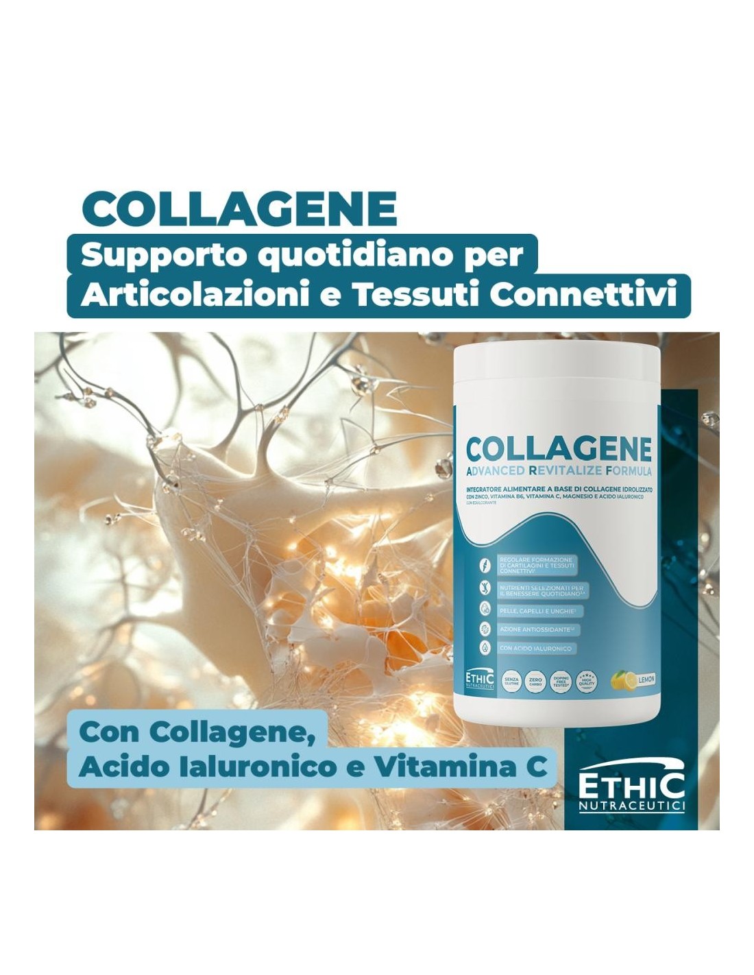 ETHICSPORT HYDROLYZED COLLAGEN – Joint Support, Skin Elasticity, Muscle Recovery ETHICSPORT - 2