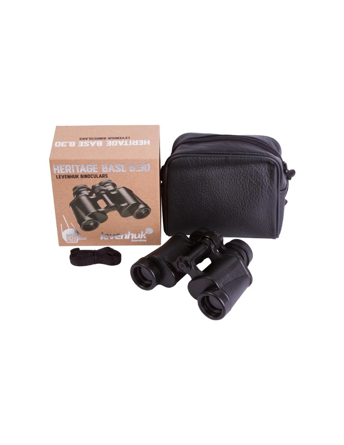 Levenhuk Heritage BASE 8x30 Binoculars – Compact, Lightweight, Fully Coated Optics LEVENHUK - 8