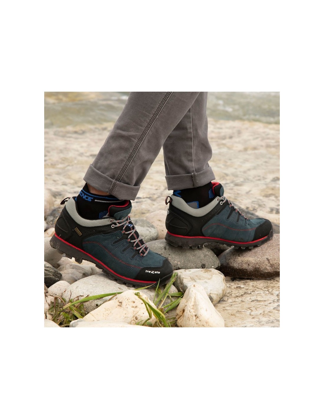 Scarpa HURRICANE EVO LOW WP Blu-Rossa TREZETA 03