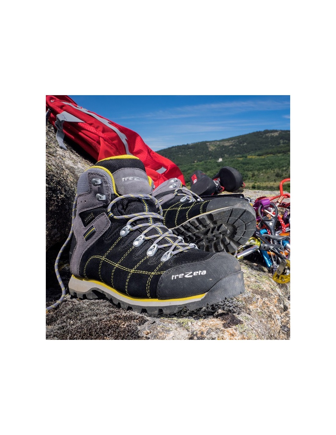 Scarpa HURRICANE EVO WP Nero-Verde acido TREZETA 05