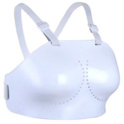 Female Breast Protector front;Female Breast Protector rear