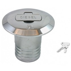 Deck with lock chrome-plated water mm.38 Foresti Suardi 01;Deck with lock chrome-plated water mm.38 Foresti Suardi 02